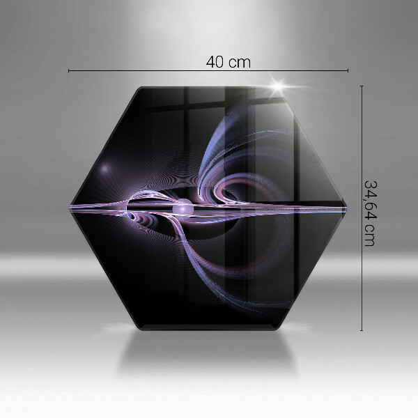 Tábua de corte de vidro Abstração moderna