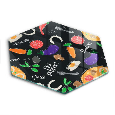 Tábua de corte Ilustração de alimentos