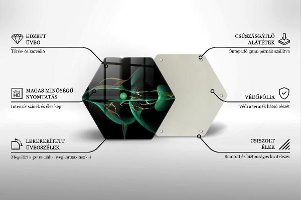 Tábua de cortar Abstração moderna