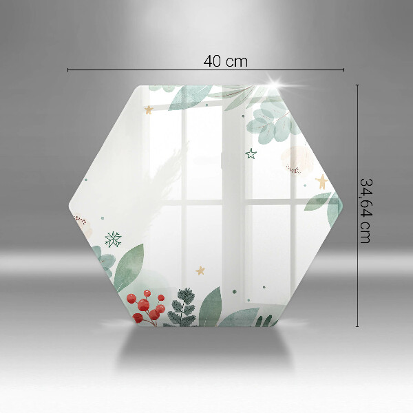 Tábua para corte Folhas de aquarela