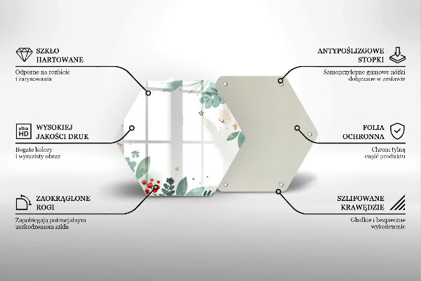 Tábua para corte Folhas de aquarela