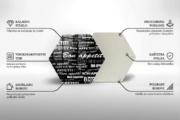 Tábua corte Legendas de cozinha Bom apetite