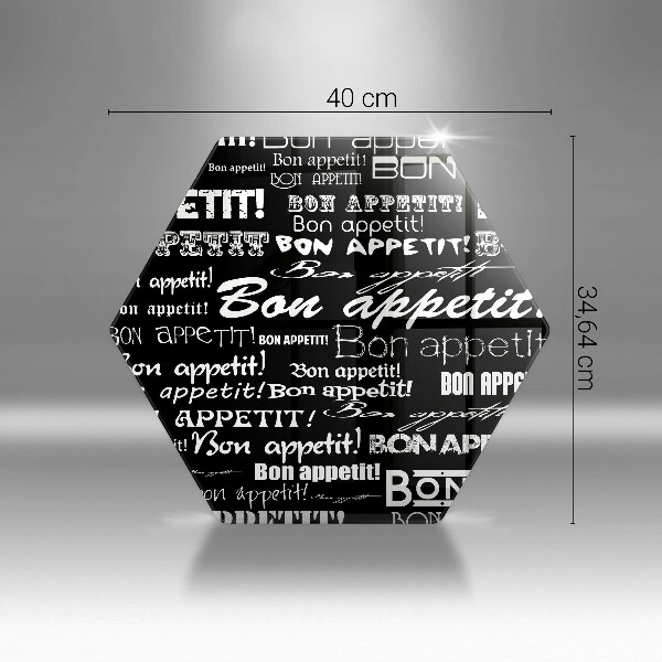 Tábua corte Legendas de cozinha Bom apetite