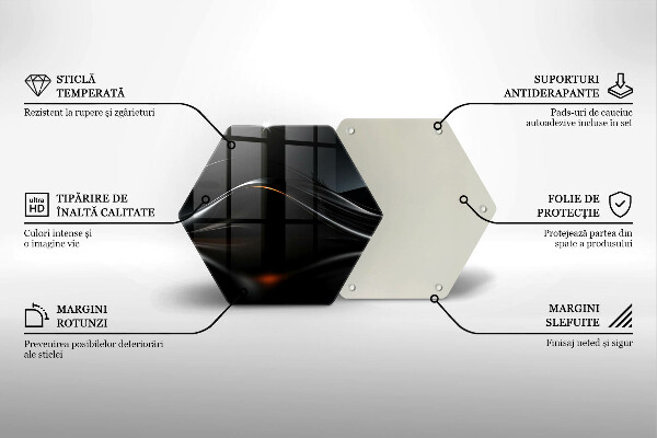 Tábua cozinha Design 3D abstrato
