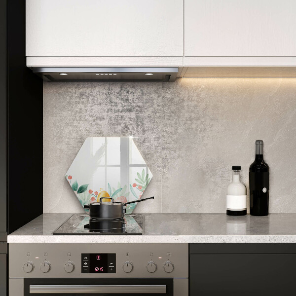 Tábua de vidro ovos de páscoa