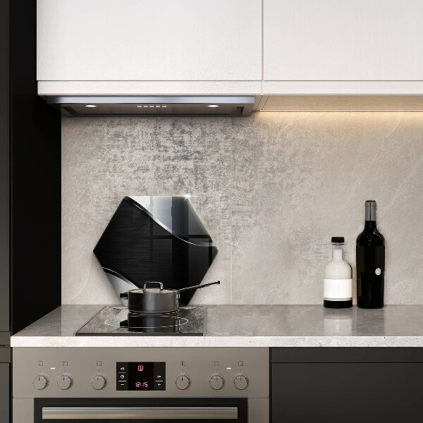 Tábua de vidro Abstração de metal