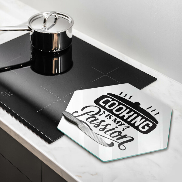 Tábua para cozinha Cozinhar é minha paixão