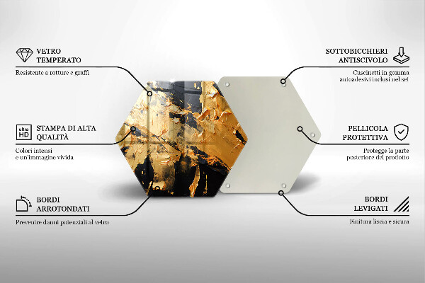 Tábua de cortar Textura de tinta elegante