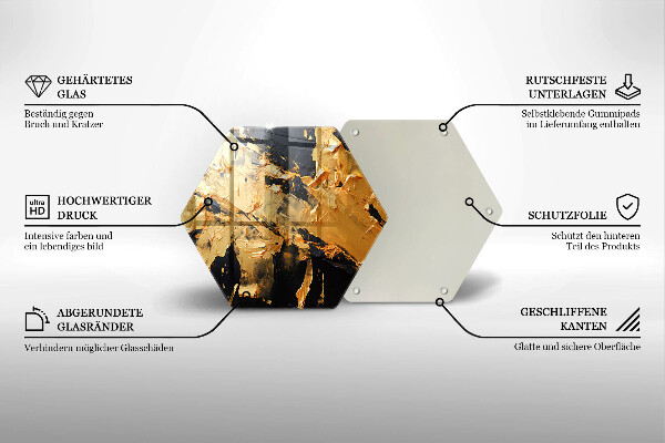 Tábua de cortar Textura de tinta elegante