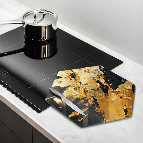 Tábua de cortar Textura de tinta elegante