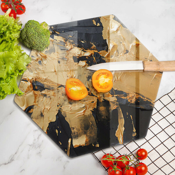 Tábua de cortar Textura de tinta elegante