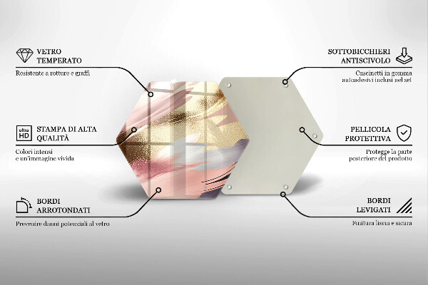 Tábua para cozinha Manchas pastel
