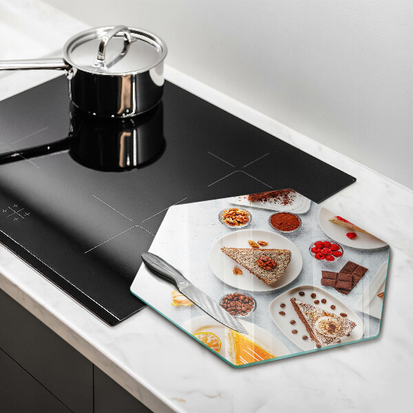 Tábua de cortar alimentos Bolos doces