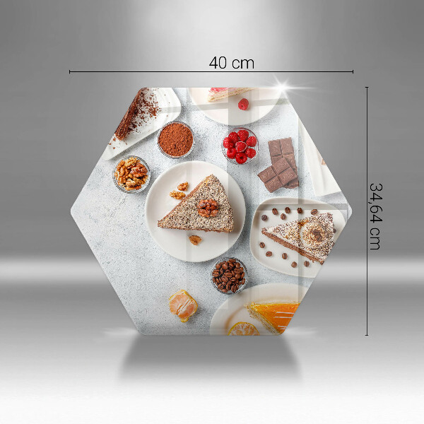 Tábua de cortar alimentos Bolos doces