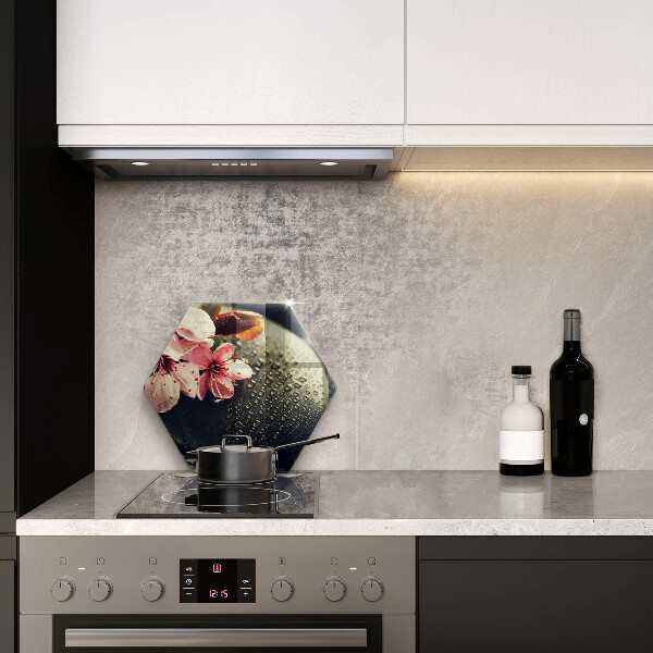 Tábua corte Flores pedras zen