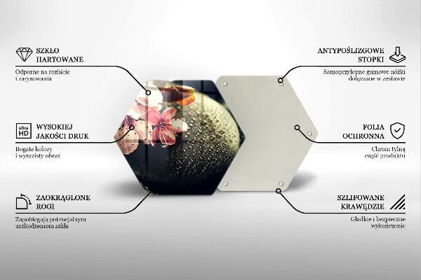 Tábua corte Flores pedras zen