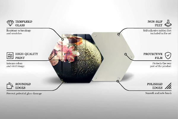 Tábua corte Flores pedras zen