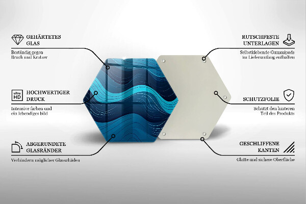 Tábua para corte Ondas abstratas