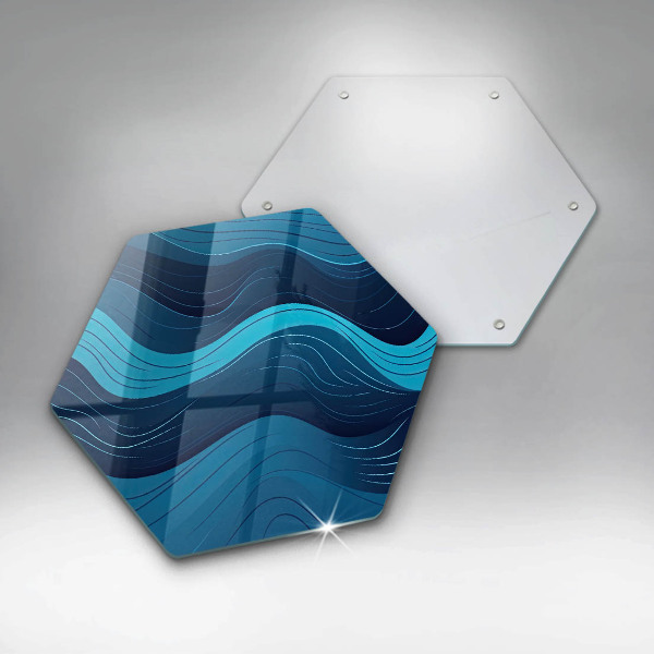 Tábua para corte Ondas abstratas