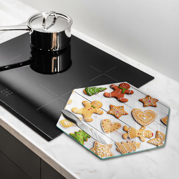 Tábua de corte Biscoito de gengibre de Natal