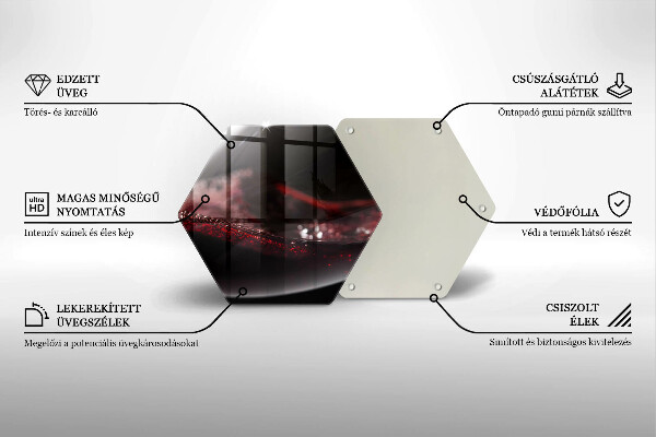 Tábua para cozinha Um copo de vinho tinto