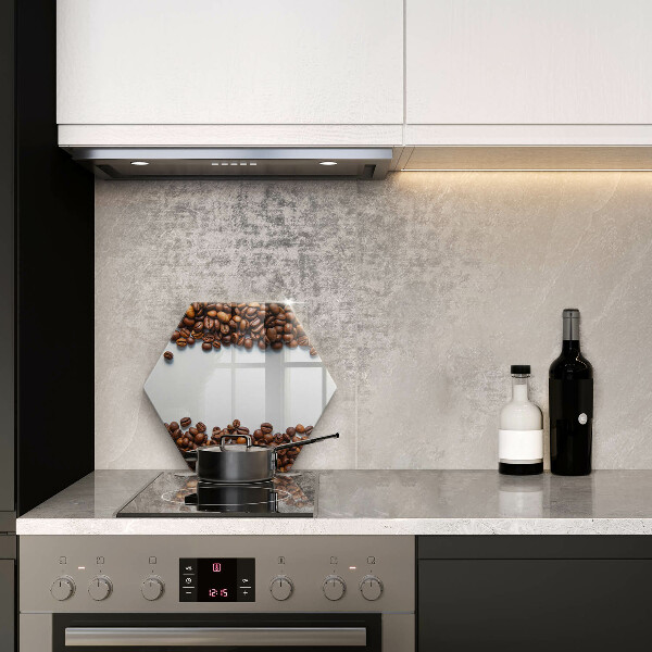 Tábua de vidro Grãos de café