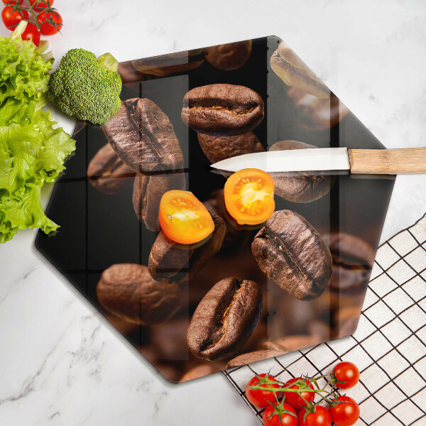 Tábua cozinha Grãos de café marrons