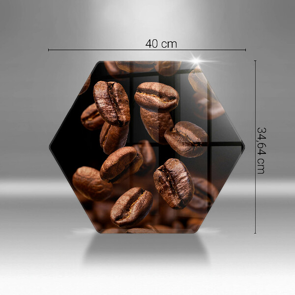 Tábua cozinha Grãos de café marrons