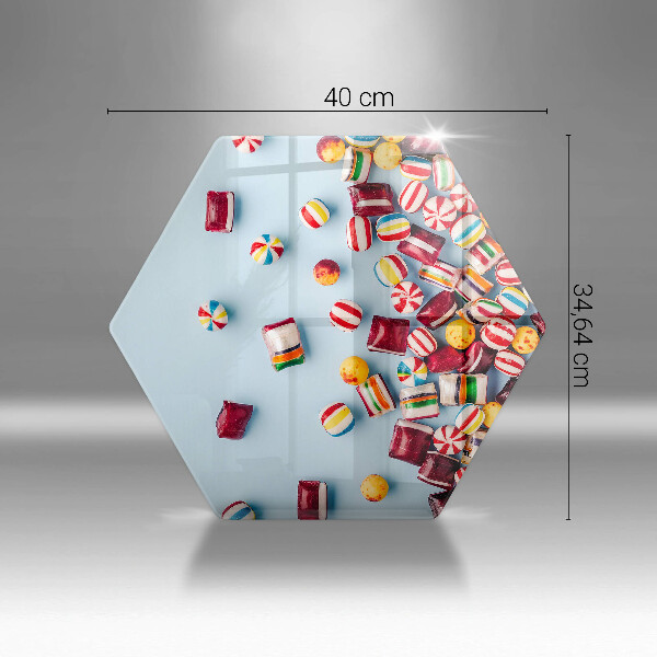 Tábua de corte Doces coloridos