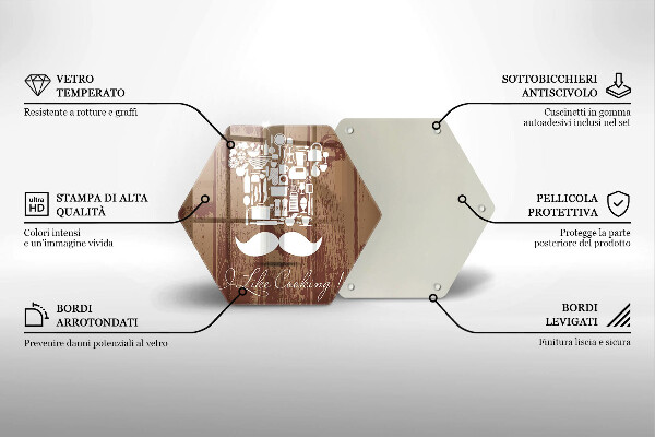 Tábua de cortar alimentos A inscrição eu gosto de cozinhar