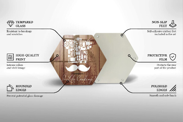 Tábua de cortar alimentos A inscrição eu gosto de cozinhar