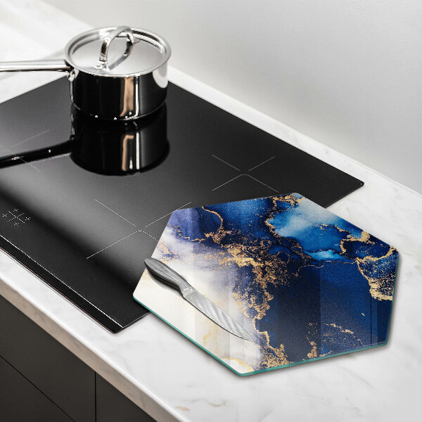 Tábua cozinha Abstração de mármore