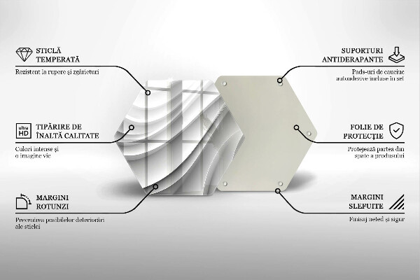 Tábua para cozinha Linhas geométricas