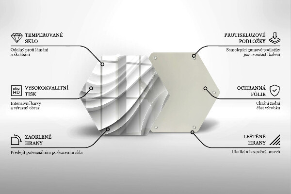 Tábua para cozinha Linhas geométricas