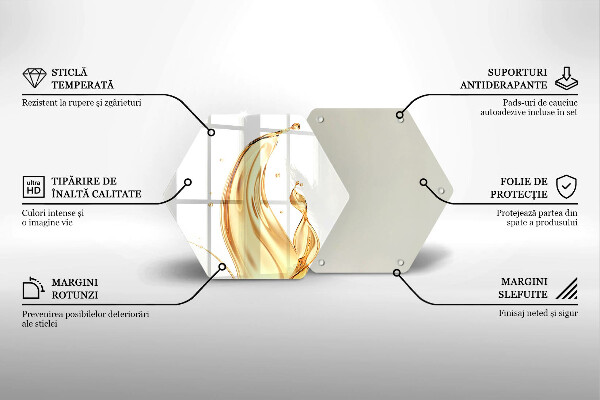 Tábua de vidro Azeite