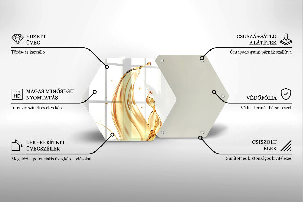 Tábua de vidro Azeite