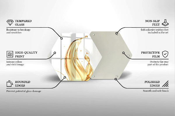 Tábua de vidro Azeite