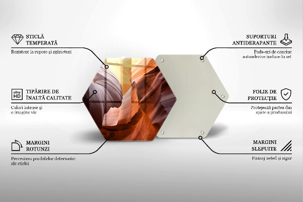 Tábua de corte de vidro Grande Canyon