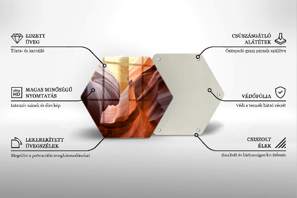 Tábua de corte de vidro Grande Canyon