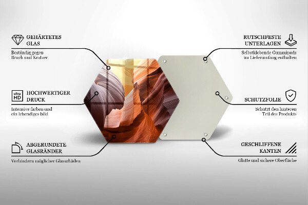 Tábua de corte de vidro Grande Canyon