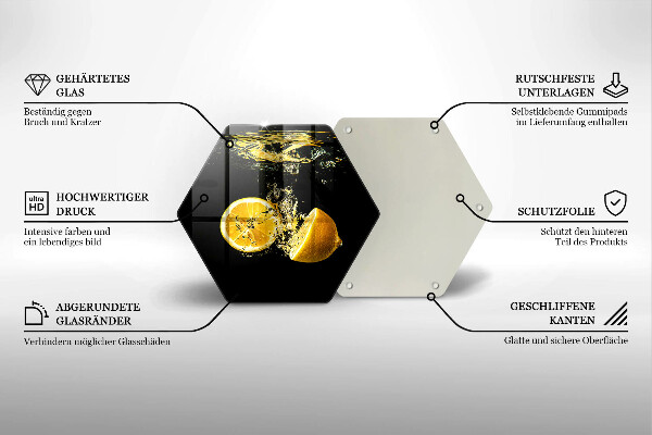 Tábua de cortar Fruta limão suculenta
