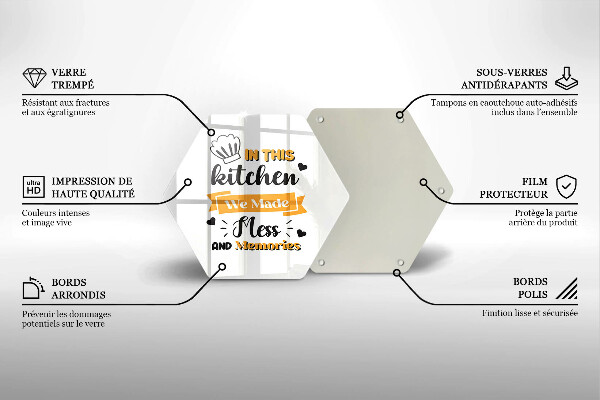 Tábua de vidro Nesta cozinha fizemos bagunça e memórias