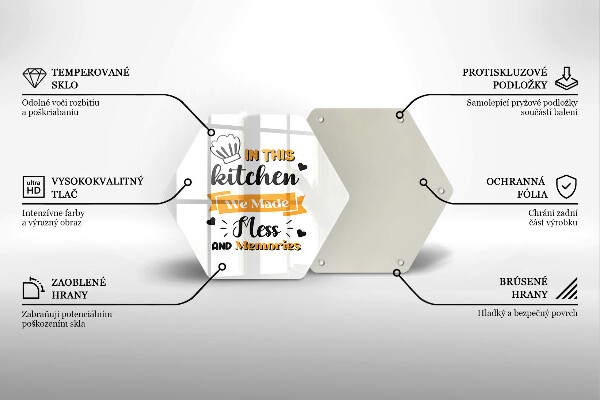 Tábua de vidro Nesta cozinha fizemos bagunça e memórias