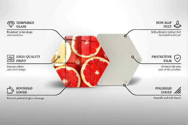 Tábua de cortar Fatias de toranja