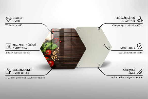 Tábua para cozinha Vegetais na mesa