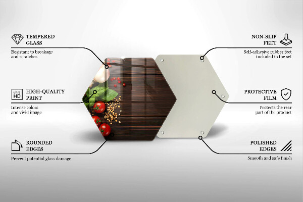 Tábua para cozinha Vegetais na mesa