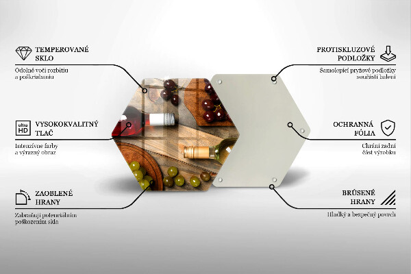 Tábua corte Garrafas de vinho e uvas