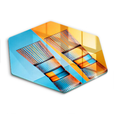 Tábua para corte Dois copos de água