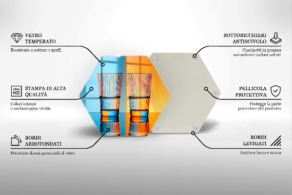 Tábua para corte Dois copos de água
