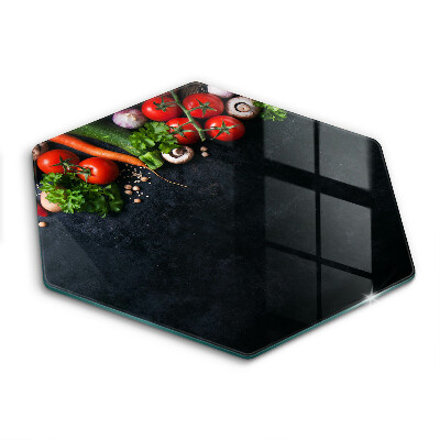 Tábua de corte Vegetais coloridos